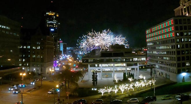 Fireworks return to downtown Milwaukee on New Year's Eve, with a firework display to be launched next to the Cheer District, the plaza adjacent to Fiserv Forum that's regularly known as the Deer District.