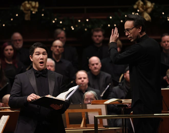Tenor Nicholas LIn sings Handel's "Messiah," performed by Milwaukee Symphony Chorus and Orchestra.